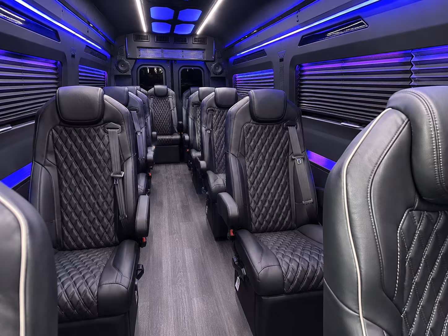 burbank sporting event transportation onboard seating
