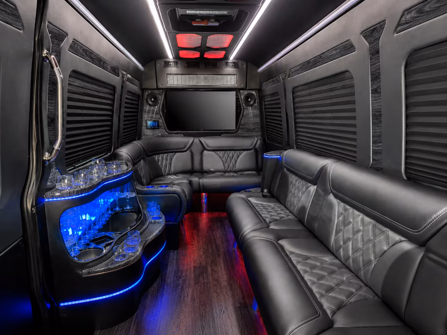 bus rental options for burbank trips
