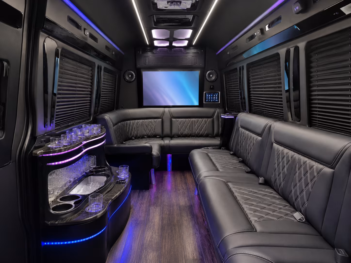 employee shuttle buses for the empire center and burbank airport commerce corridor