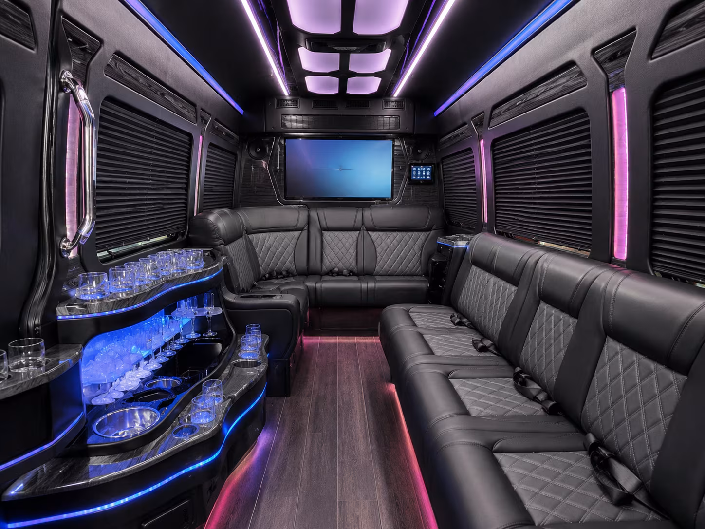 long distance charter bus transfers from bur to pasadena ontario and beyond