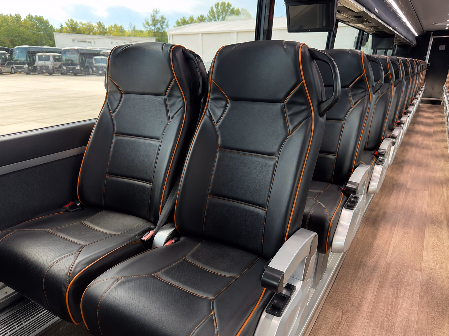 shuttle buses for guests between burbank hotels and hilltop venues