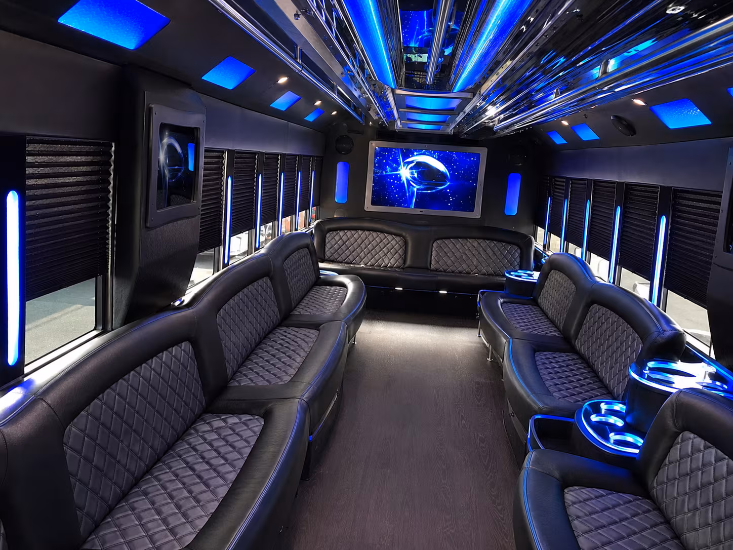 warner bros party bus rental